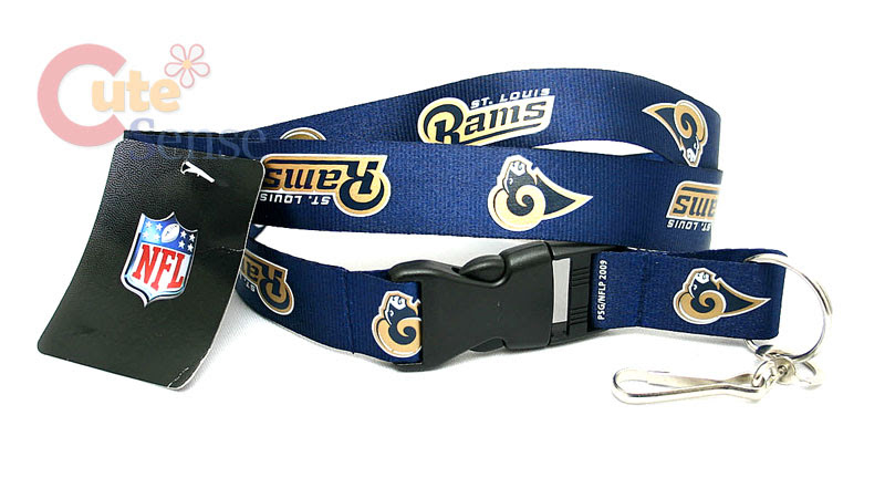 NFL St. Louis Rams Lanyard Key Chain /ID Ticket Holder eBay NFL St. Louis Rams Lanyard Key Chain /ID Ticket Holder eBay