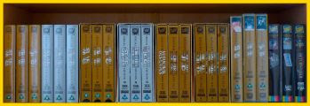 Row 3 of the Star Wars VHS Collection. Click for bigger.