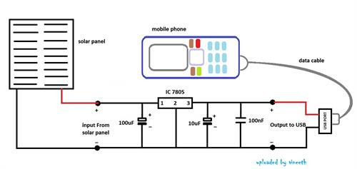 Make your own solar mobile charger Riyaz Bashas Blog DBRT201617 Circuit Diagram