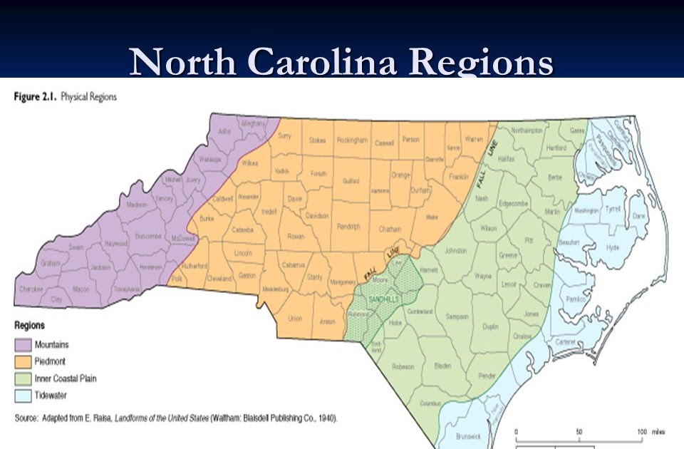 25 North Carolina Map Regions Online Map Around The World