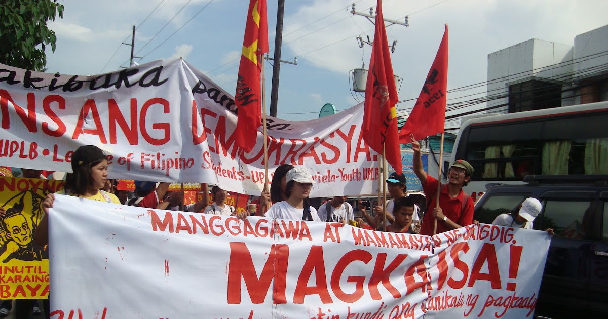 Globalisasyon Poster Slogan Tungkol Sa Suliraning Kinakaharap Ng Ating