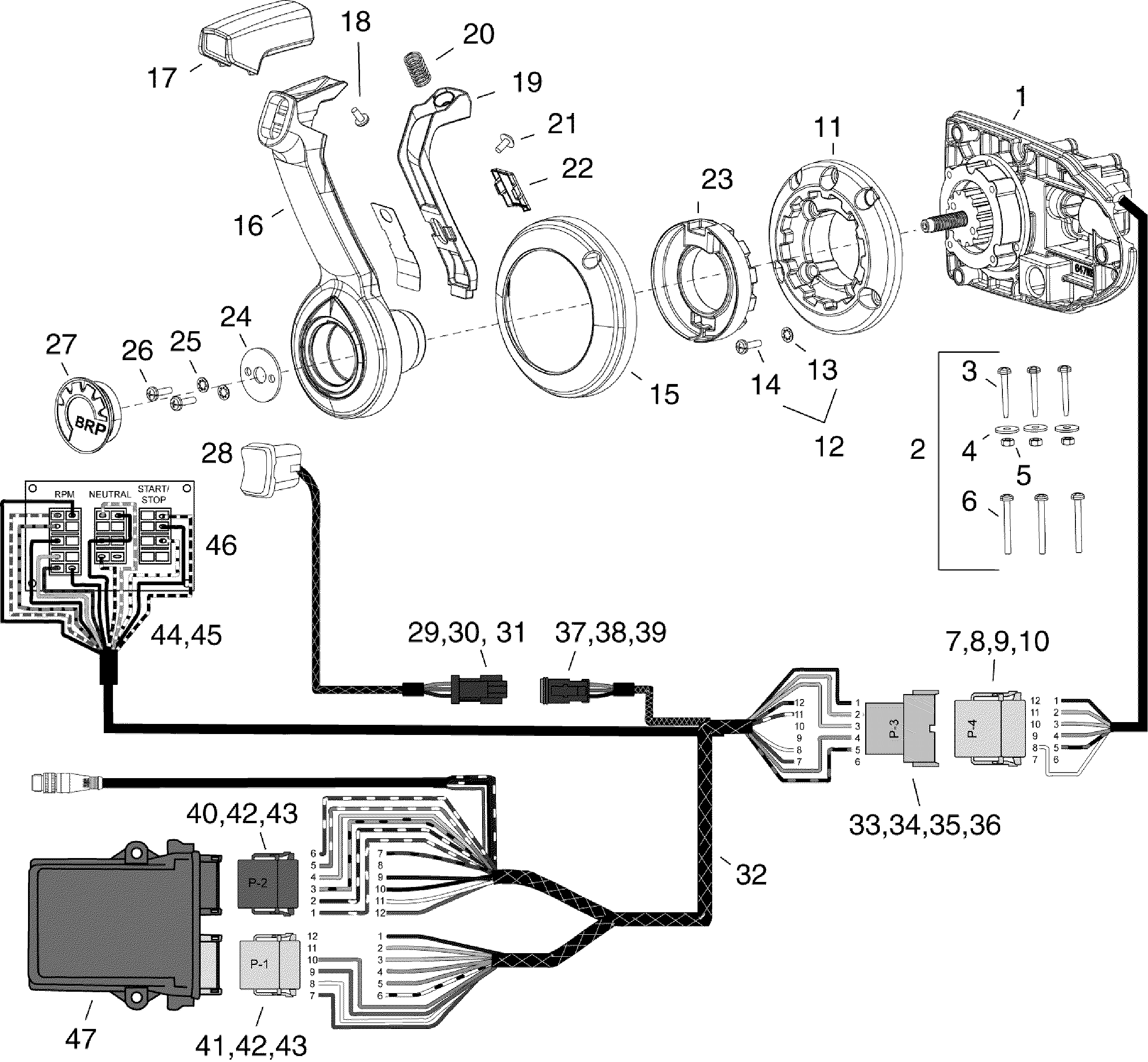 Tohatsu Outboard Control Wiring Diagram - Complete Wiring Schemas