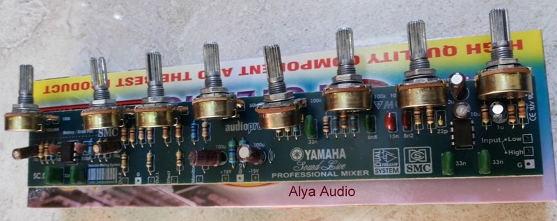 Layout Mixer 8 Potensio Layout Pcb Tone Control Apex Apex Tone Preamp
