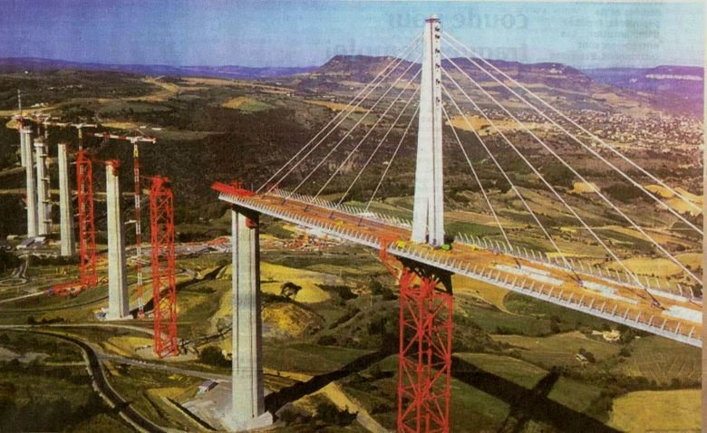 TPE ponts à haubans Les étapes de construction d'un pont à haubans