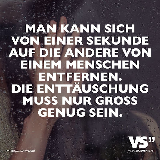 Sprüche über Enttäuschung Familie übervlogs