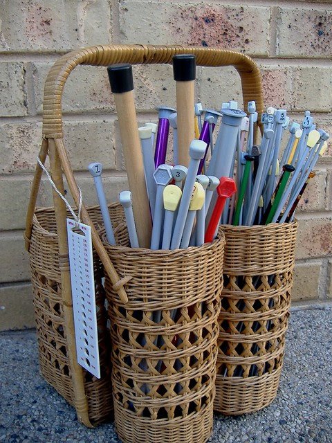Basket to store needles