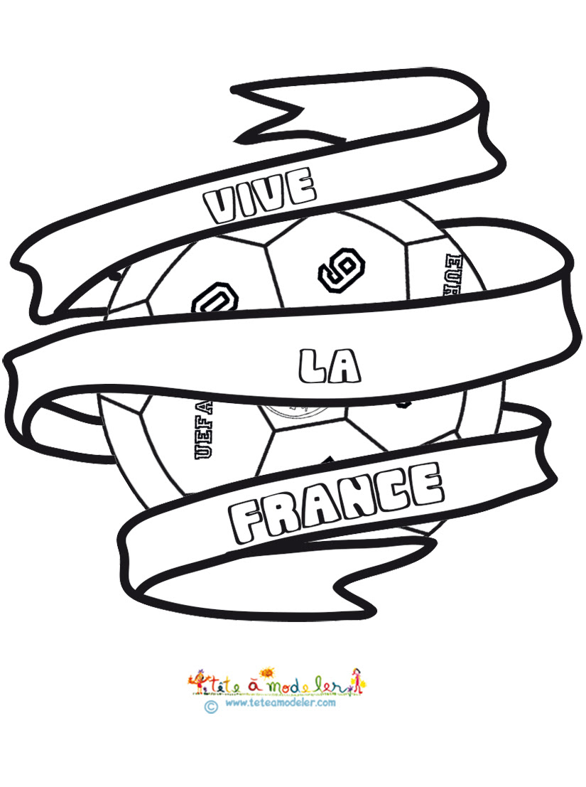 Coloriage Foot Euro 2016  Des Milliers de Coloriage Imprimable Gratuit