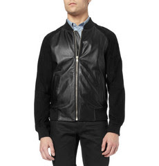 DIARY OF A CLOTHESHORSE: ALEXANDER MCQUEEN SUEDE AND LEATHER BOMBER