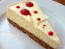 Cheesecake au chocolat blanc Cheesecake au chocolat blanc