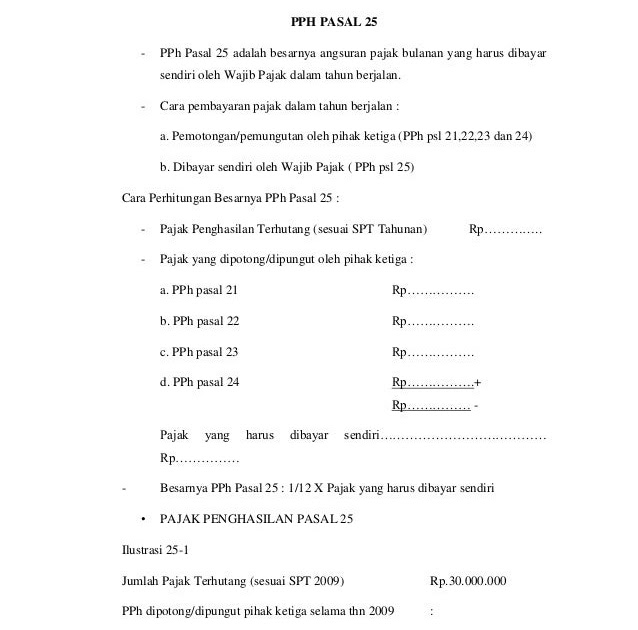 Contoh Soal Pph Pasal 26 Dan Jawabannya