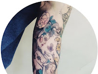 Meaningful Half Sleeve Tattoo Women