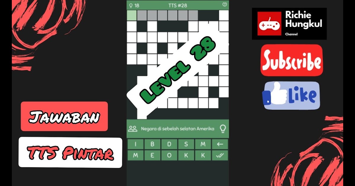 Kunci Jawaban Tts Pintar 2019 Level 28 Soal Perhitungan