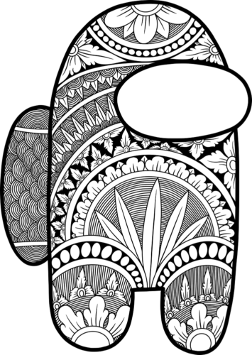 Among Us Coloring Pages : Video Game Color by Number - Coloring Squared