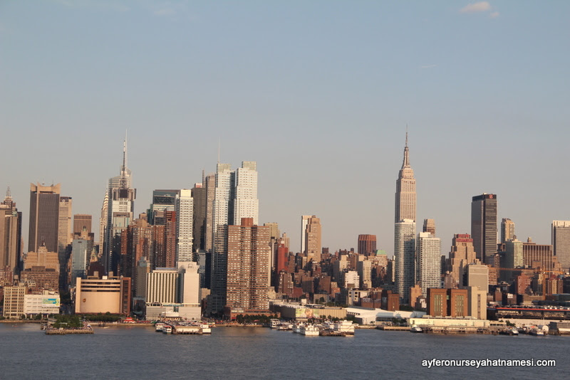 Hoboken'dan Manhattan manzarası