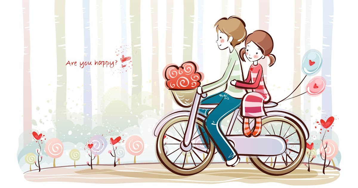 Images Of Cartoon Cute Couple Love Dp Image