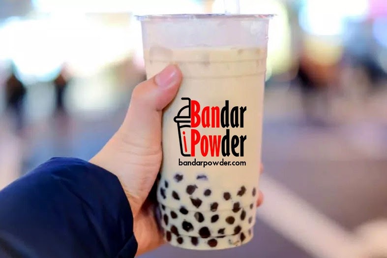 Spanduk Boba Drink desain banner kekinian