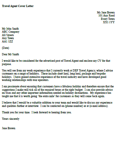 Example Covering Letter To Literary Agent | Covering Letter Example
