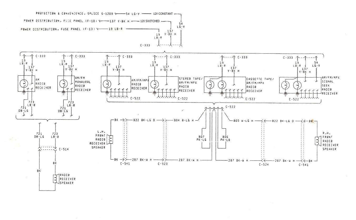1985 Ford F150 Radio Wiring Diagram 1994 ford F150 Radio Wiring