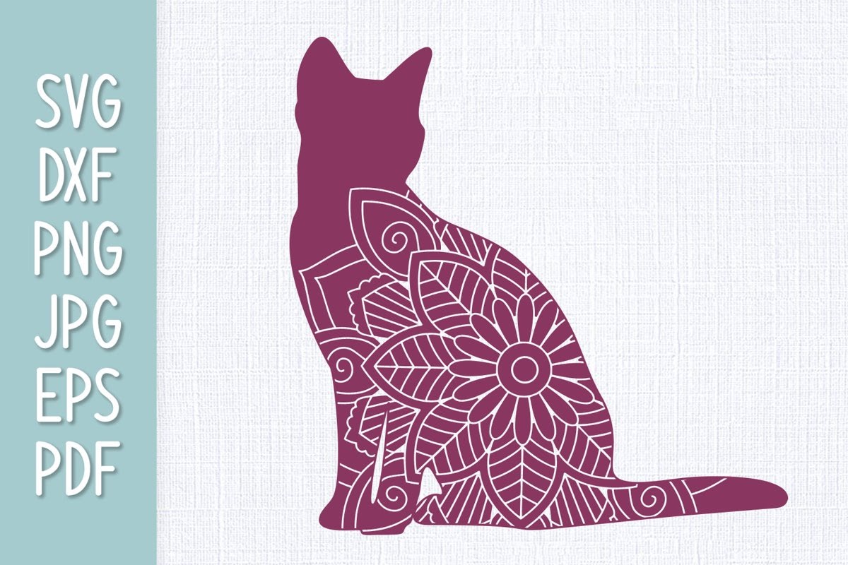 Download Mandala Cat Svg For Cricut - Free Layered SVG Files