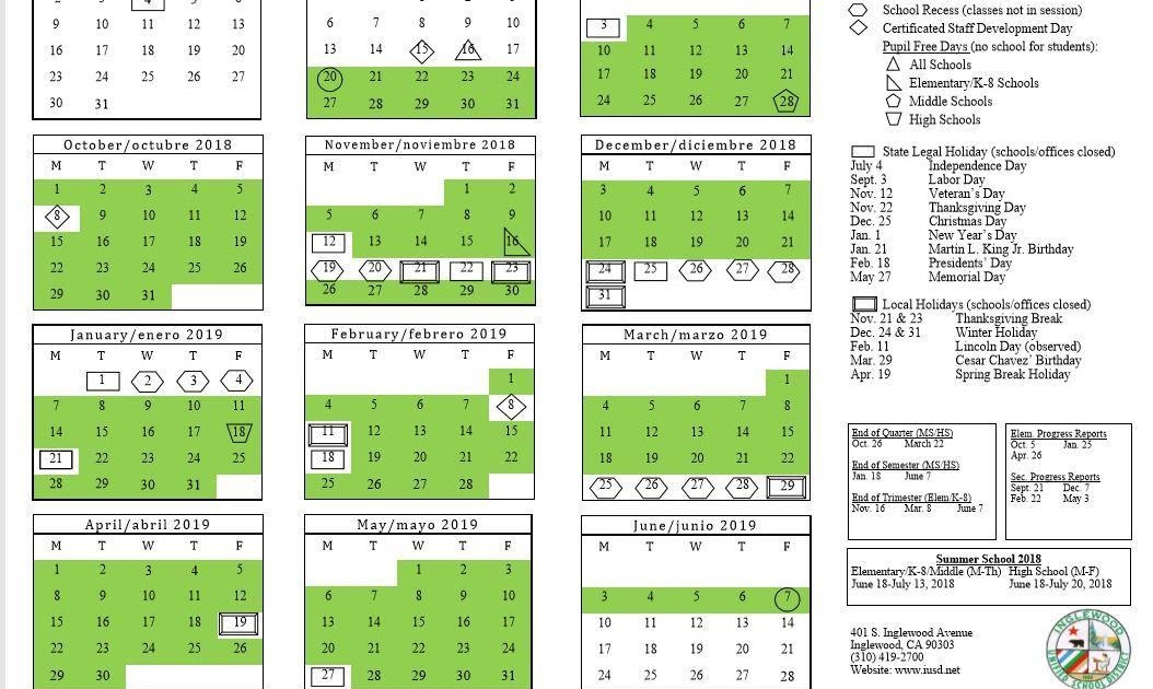 Lausd 2223 Calendar Customize and Print