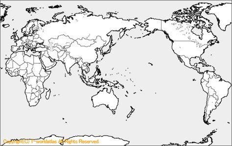 印刷可能無料 世界地図 白地図 アジア デザイン文具