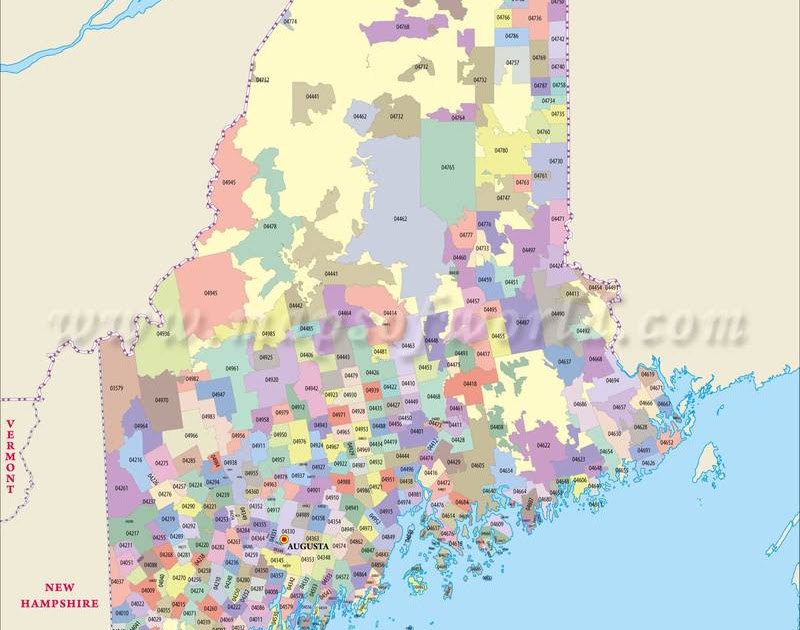 Portland Maine Zip Code Map - Maping Resources