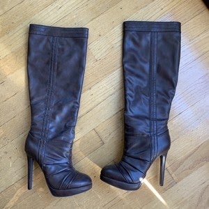 jessica simpson black high heel boots