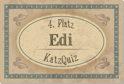 4. Platz KatzQuiz: Edi