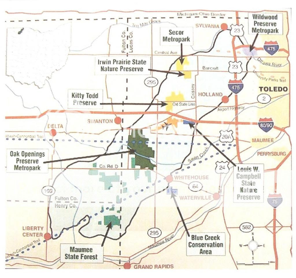 Oak Openings Map ~ EXODOINVEST