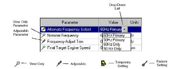 نحوه استفاده از Cummins-Inpower-Pro-Adjust-Value-for-Genset-Parameter-2