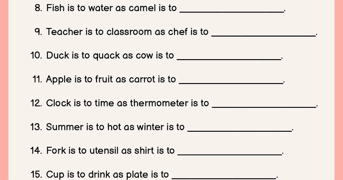 Cognitive Worksheets For Preschoolers : 10 Best Adult Cognitive