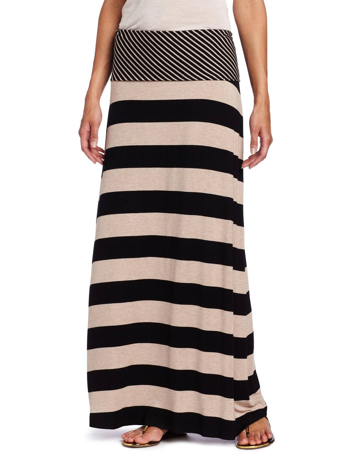 Striped Maxi Skirt By Calvin Klein | Women Fashion Online Store