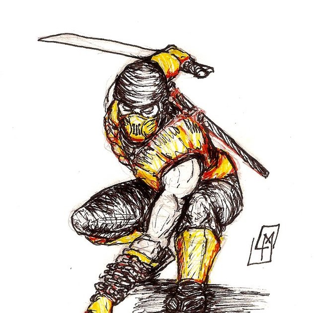 Ninja Poses Drawing Reference ~ Drawing Tutorial Easy