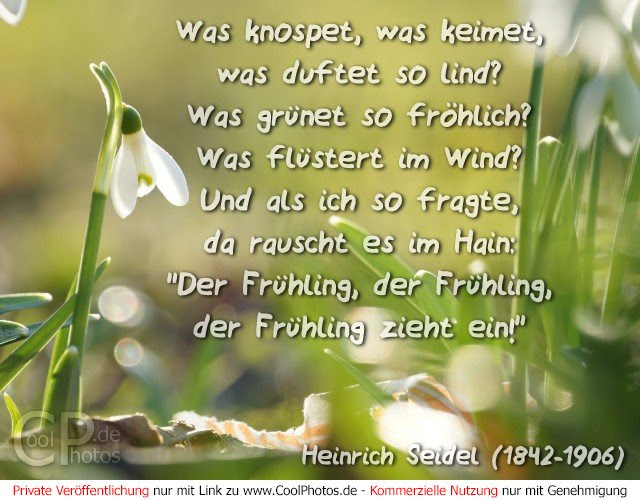 Gedicht Lustig Fruhling