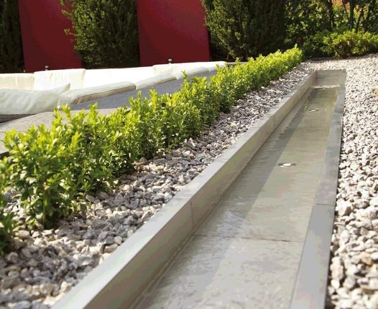 Edelstahl Im Garten Gartengestaltung Idee