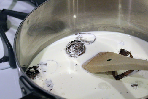 Cream with cigar bits