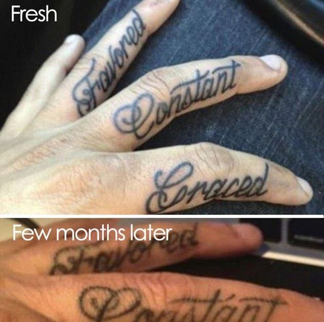 do finger tattoos fade completely