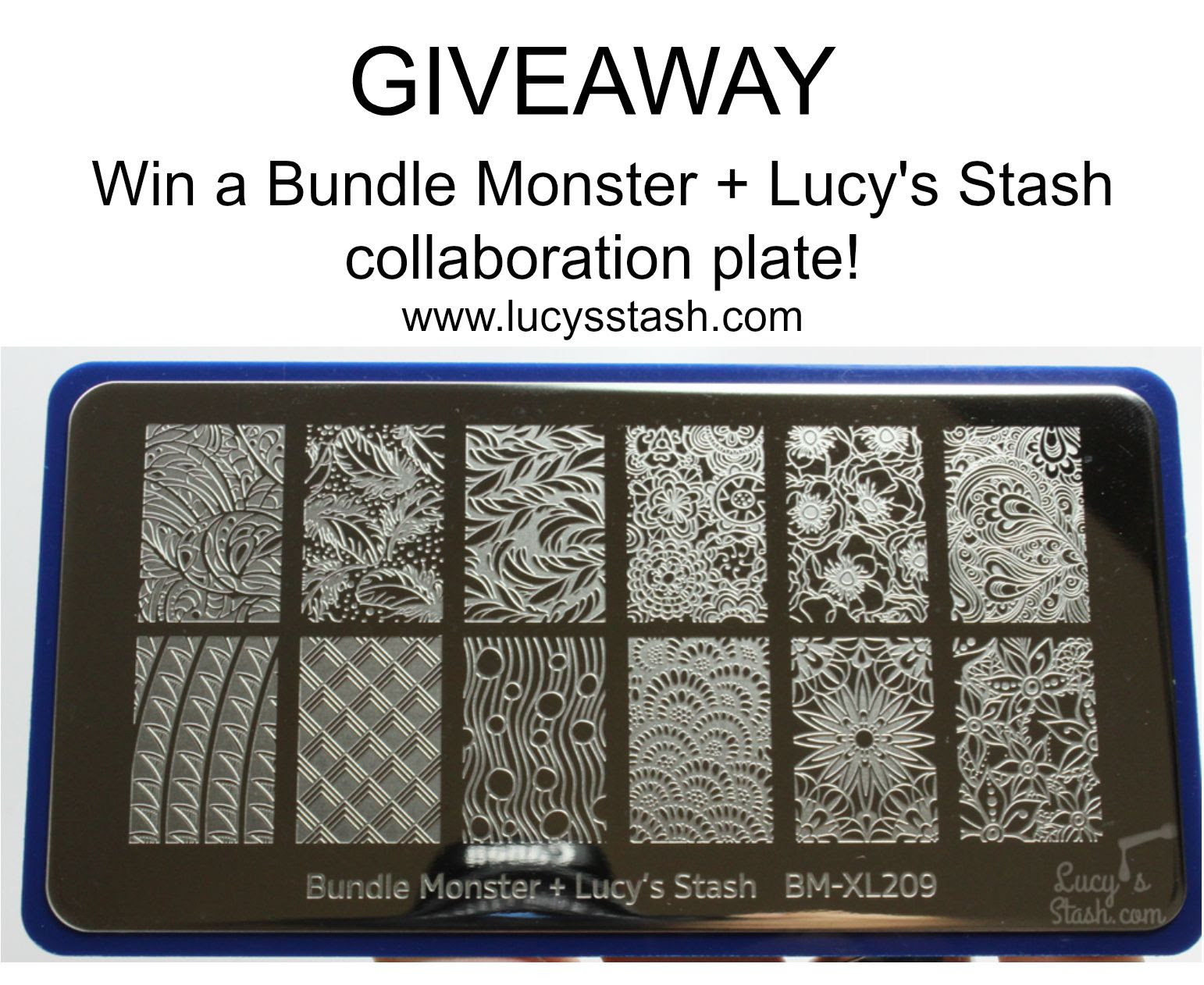 Bundle Monster + Lucy's Stash Collaboration Stamping Plate &amp; GIVEAWAY!