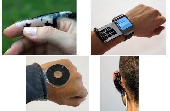 Tatuagem eletrônica comanda celulares e computadores