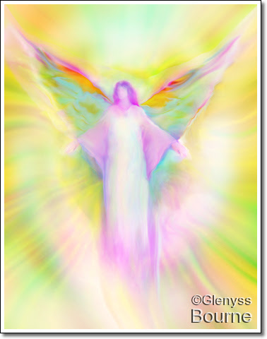Archangel Gabriel Healing  painting