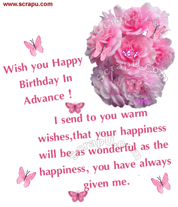 Advance Happy Birthday Images & Pictures Advance Happy Birthday Status Sms