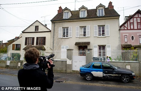 The house in Germigny-l'Eveque, Meaux, near Paris where Bastien Champenois died