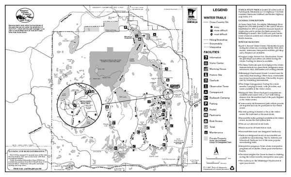 Itasca State Park Map | Gadgets 2018