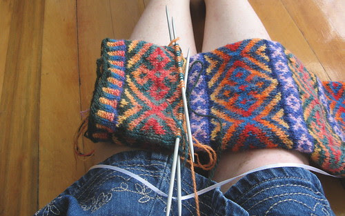 Autumn Color Cardigan sleeve 2