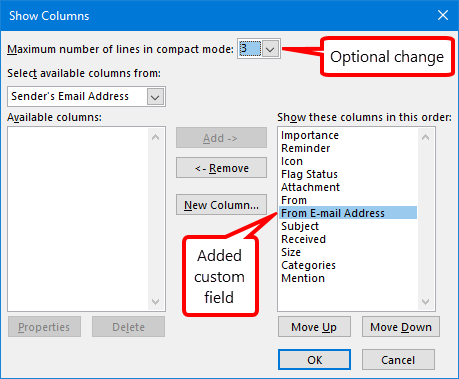 sender change howto exchange