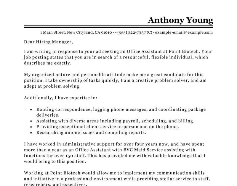 job application letter example ks2