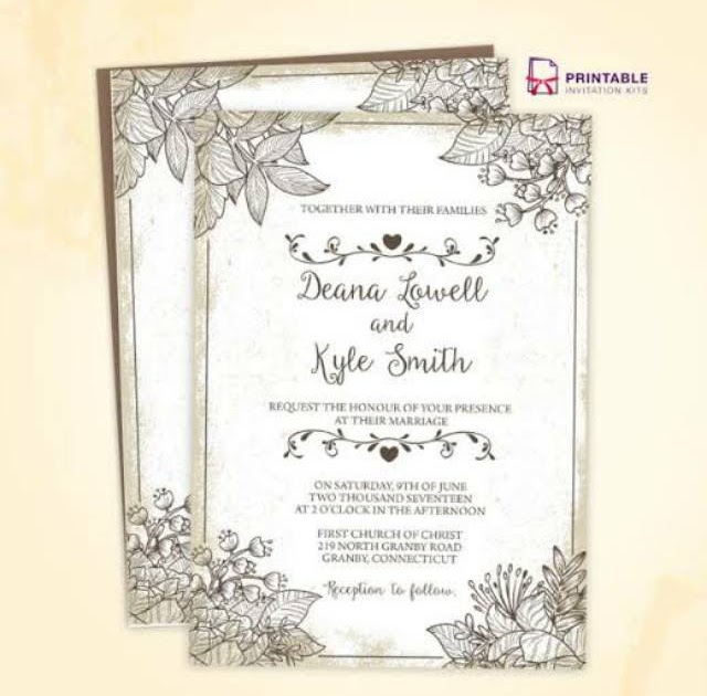 Download Desain Undangan Pernikahan Siap Edit Erba 88140 Download