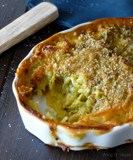 Spaghetti Squash and Broccoli Casserole