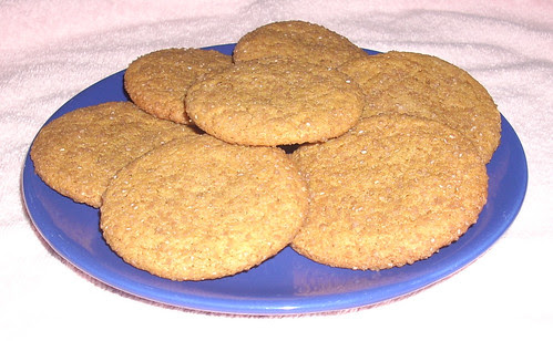 Ginger Molasses Crinkle Cookies A