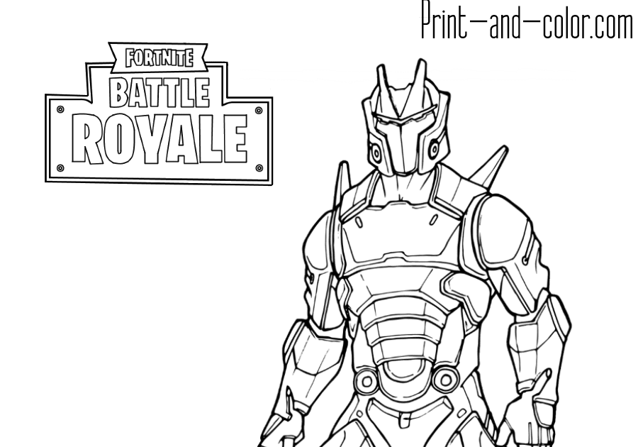 Fortnite coloring pages Print and Color.com - Simple Coloring Blog